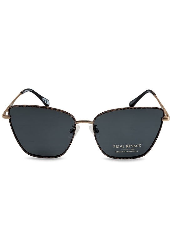 NWT Privé Revaux Purr/S Polarized Cat Eye Sunglasses Leopard Gold Jamie Foxx main image 6
